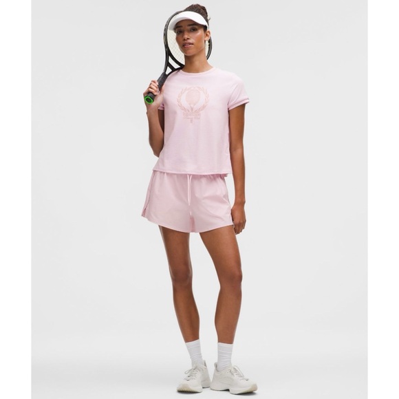 lululemon athletica Pants - NWT Lululemon Court Rival High-Rise Short 3” Blissful pink/Red Clay 12